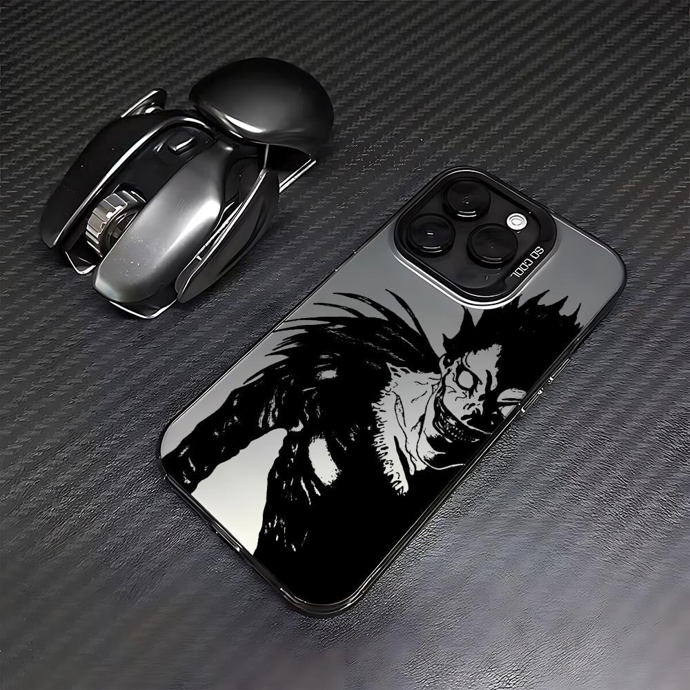 

Anime Death Note Phone Case For iPhone 17 Air 16 e 15 14 13 12 11 Pro Max Plus Mini SE2020 2022 Matte Shockproof Back Cover iPhone Air