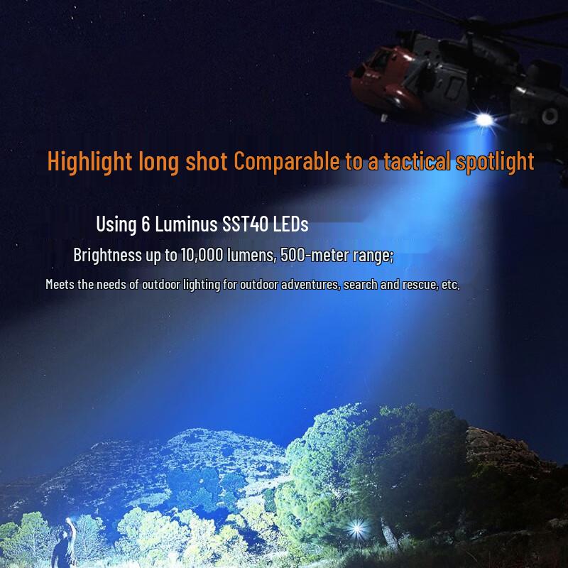 Fenix LR35R 10000 Lumen Rechargeable Flashlight