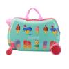 Cartoon Kids Luggage Can Sit Or Ridden Children Travel Bag Trolley Suitcase On Spinner Wheel Cute Kids Gift Rolling Luggage