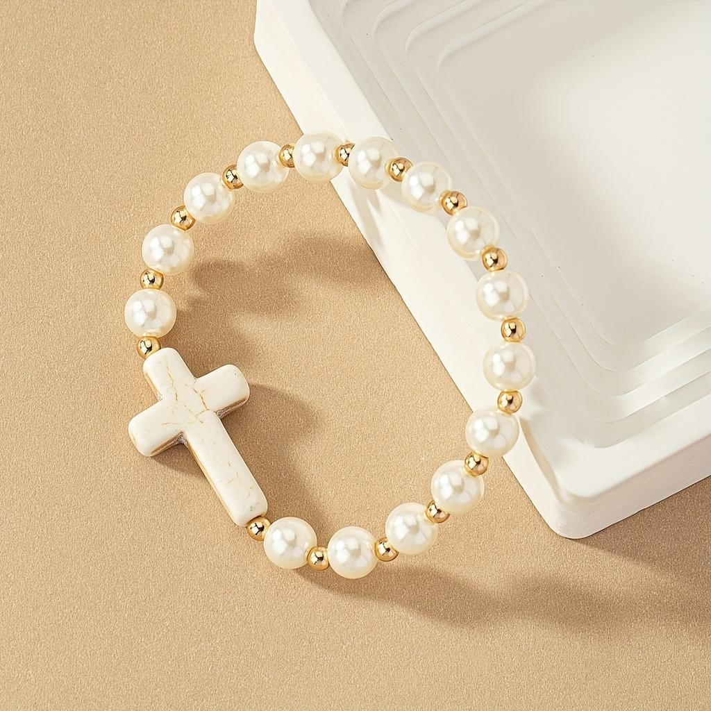 JYL TS Bracelet Men's Beaded  Dumbbell Design Enhances Vitality & Strength