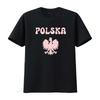 Polska T Shirt White Eagle Symbol Patriotic Polish Pride Falcon Heritage Cute Retro Design For Unisex Vintage Washed Soft