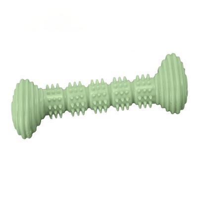 Brinquedos de borracha para mastigar para cães, formato de osso fofo, limpeza e trituração de dentes, brinquedos macios para mastigar filhotes