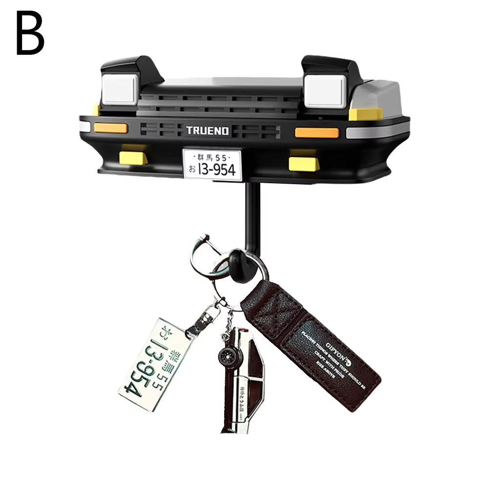 AE86 car headlight keychain decoration wall-mounted key hook hanger Wall-mounted home key hook room wall decoration
