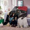 The S-Strokes Blanket Warm And Soft Suitable For Bedroom Living Room Sofa Bed Office Travel Camping