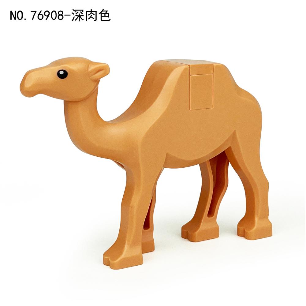 Single Sell Medieval Knight War Horses Wolves Tiger Bears Deer Dragon Animal Decorative Toy Moc Building Block Rope Saddles K039