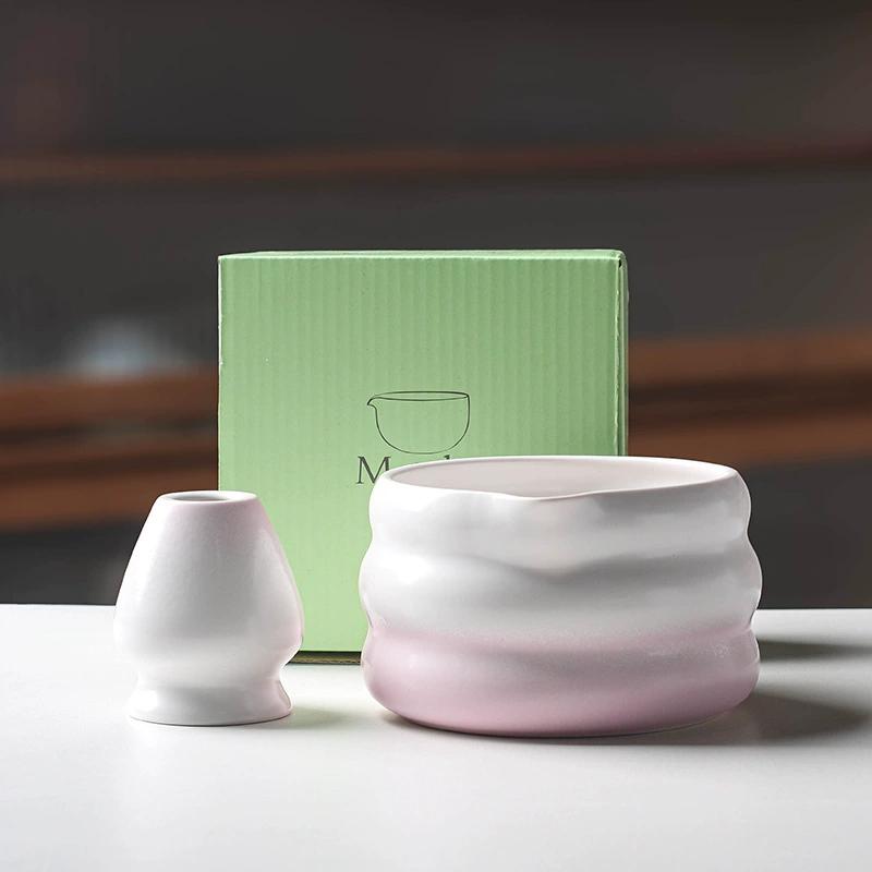 Set Matcha Japonez 1-7 BUC cu Bol Ceramic, Tel de Bambus pentru Matcha și Linguriță pentru Ceai pentru Unelte și Accesorii DIY pentru Prepararea Ceaiului