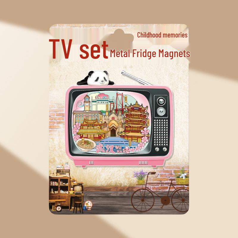 Magnetic Metal Refrigerator Magnets: City-Themed Cultural Souvenirs and Creative Tourist Gifts