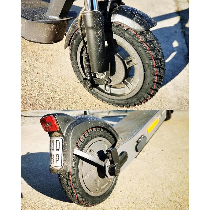 9.5 X 2.50 Off-Road Tubeless Tire For Niu KQi3 Electric Scooter Accessories Rear Front Wheel Replacement Tire Anti-Skid Shockproof (2 Pcs)