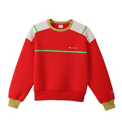 Relax Fit Long Sleeve Crew Neck Sweatshirt with Embroidered Script Logo (CW-C008-940-L)