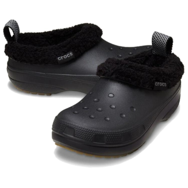 Crocs Fashion Slip-On Short Boots Unisex Boots Black 211380-001