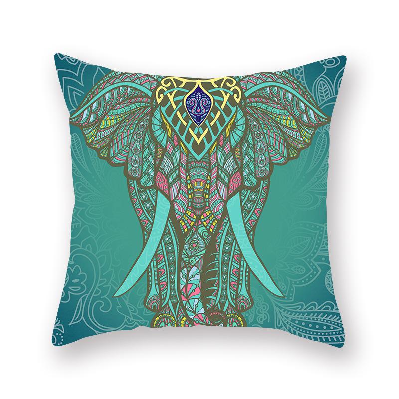 Ethnic Style Pillow Case Mandala Interior Home Decoration Cushion Bed and Breakfast Retro Atmosphere Arrangement Cushion