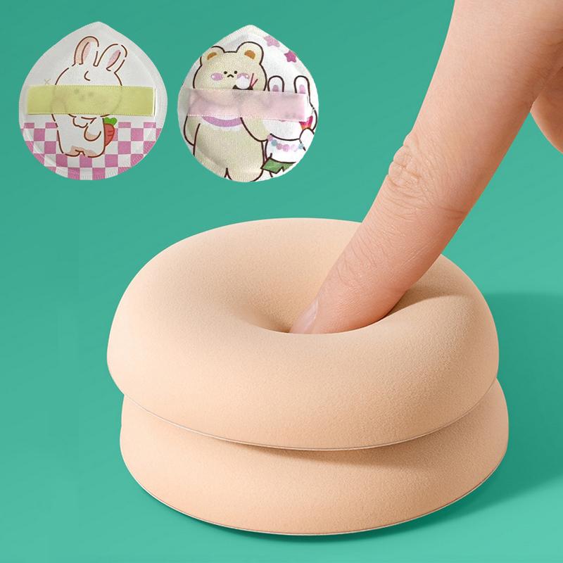 1/3 Stück Cartoons Puderquaste Luftkissen BB Cream Foundation Concealer Make-up Schwämme Weiches Gesichts-Make-up für Frauen Beauty-Tool