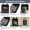 Key Safe Box Wall Mount Key Lock Box 4 Digit Combination Key Hider Box Outdoor Lock Box for House Keys Safe Secret Storage Box
