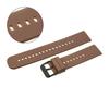 Pasek silikonowy pacific 18 mm u27  brązowy czarna sprzączka
