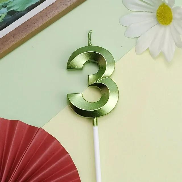 Hot Sale Opera House Birthday Number Candles Creative Party High Quality Anniversary Celebration Digital Cake Decorative Candles