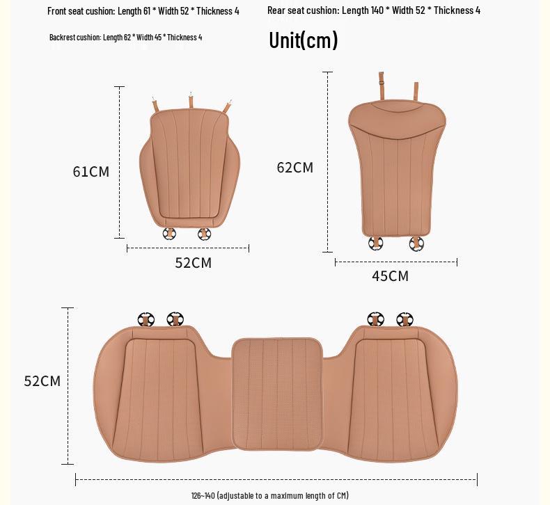 Universal All-Season Breathable Seat Cushion for Nio: ET5, ET5T, ET7, ES6, EC6, ES7, ES8