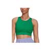 Adidas Solid Color Hollow Logo Patch Pullover Sports Vest Women Vests Green HI6032