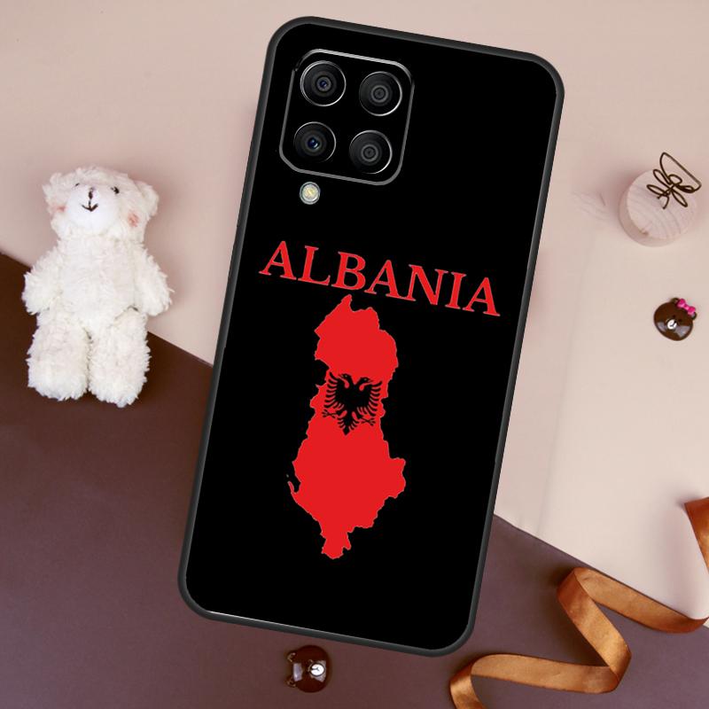 Albanian Flag Case For Samsung Galaxy M06 M53 M13 M31 M11 M35 M55 M15 M56 M36 M16 M12 M32 M52 M14 M34 M54