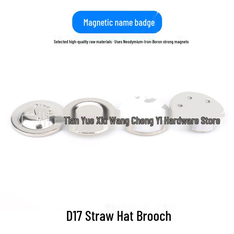 Neodymium Magnetic Name Badge & ID Holder with Magnetic Buckle