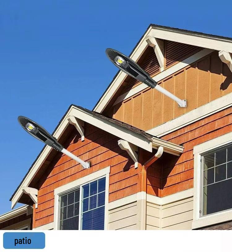 Waterproof LED Street Light Head for Outdoor High-Power Lighting – Weatherproof Countryside Mains Powered Light Fixture.