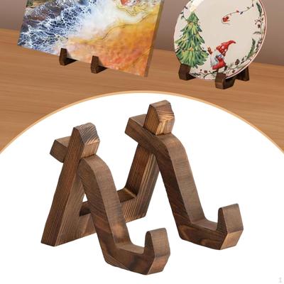 Decorative Plate Holder, Easel, Presentation Stand, Cookbook Plate, Photo Board for Table,
