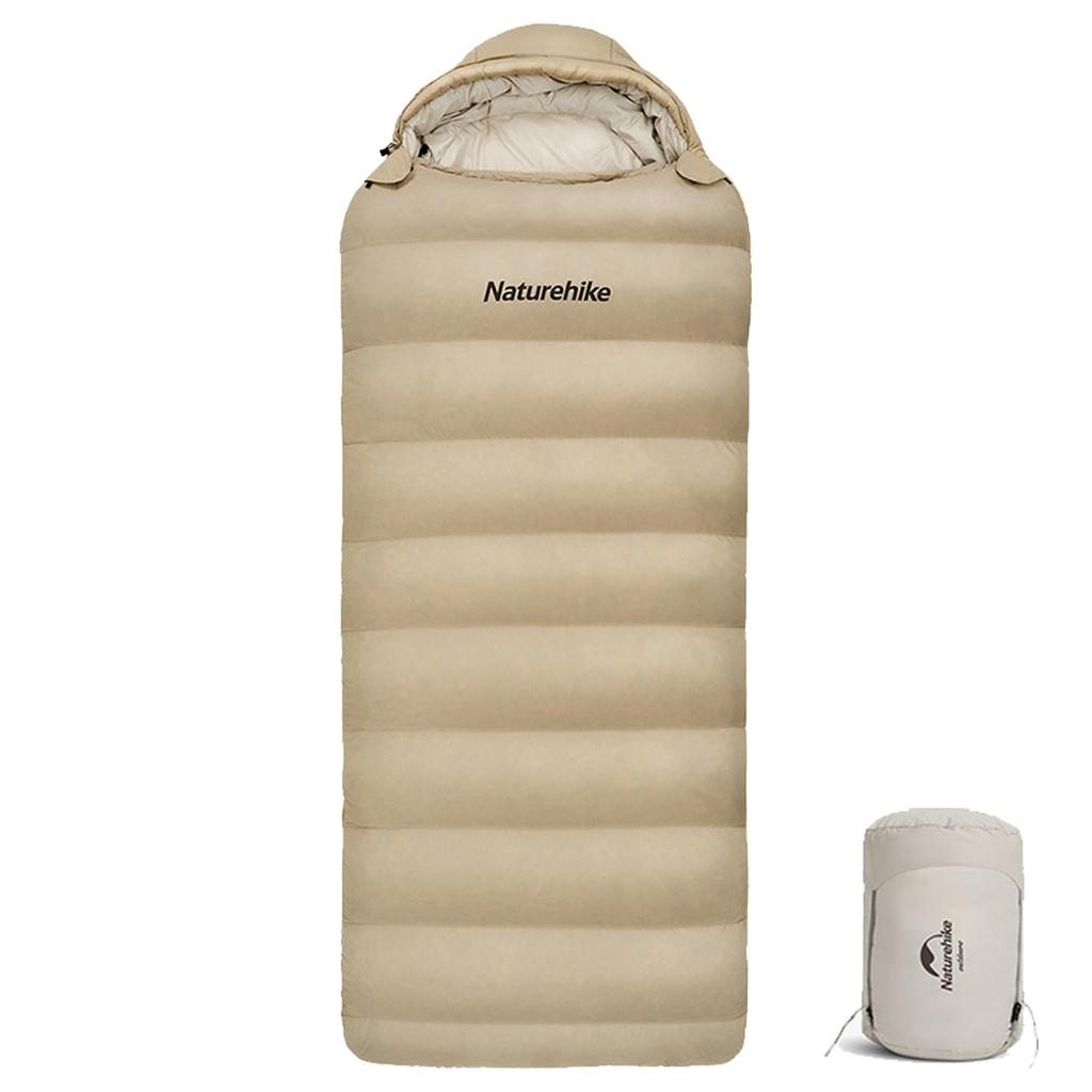 Naturehike Winter Sleeping To Down Sleeping Expandable Outdoor Car Ultra for Emergency and Indoor Use Bag, -5 -16°C, 85% Fill, 4-Way Function