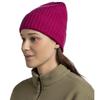 Buff  Knitted Norval Hat Beanie, Womens purple Cap