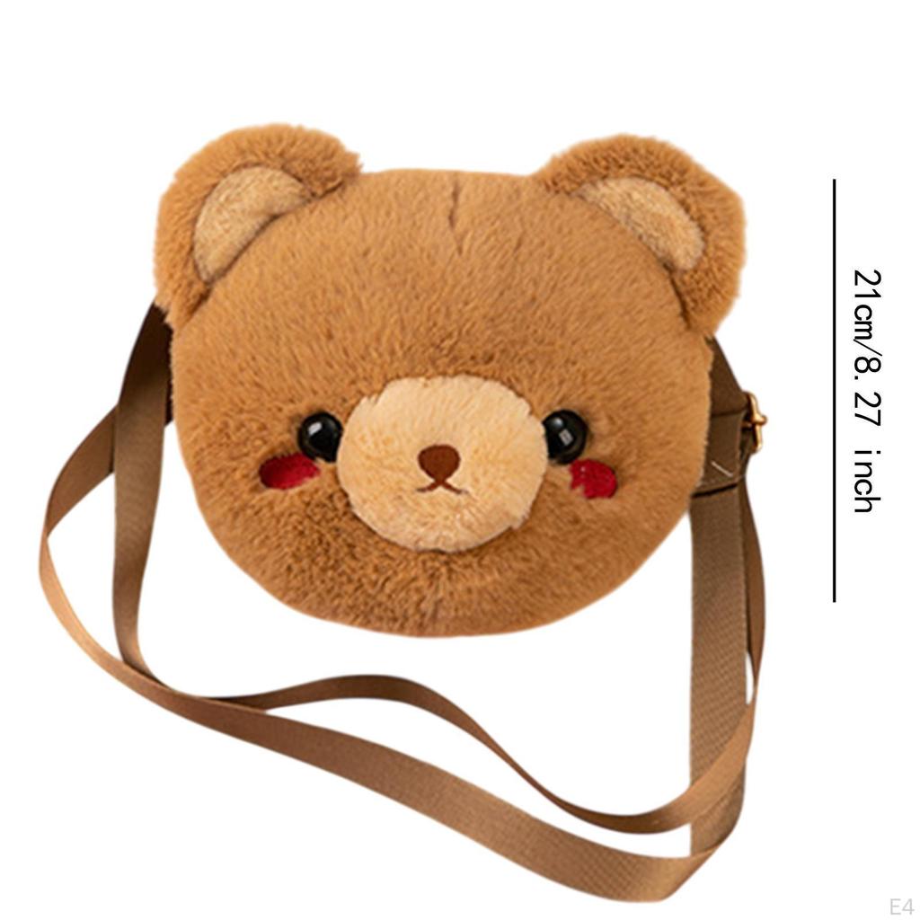 Cute Animal Shaped Crossbody Bag Adjustable Shoulder for Holiday Gift Street