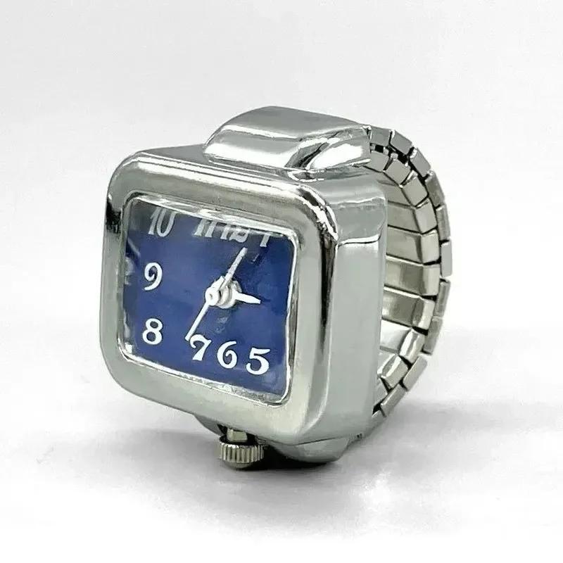 Ins Punk Watch Ring 2026 New Couple Finger Watch Mini Clock Creative Fashion Accessories
