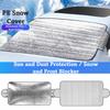 200x70cm Windshield Snow Cover PE Pearl Cotton Windshield Protector  Frost Protection
