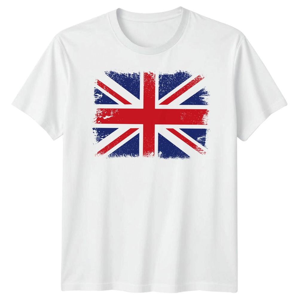 

Футболка с британским флагом Юнион Джек Великобритания Англия Мужская футболка Сувенир из Лондона Женский топ L