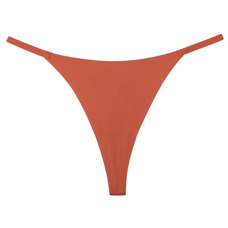 TERMEZY Damskie seksowne majtki lodowe bielizna z niskim stanem stringi kobiece G String bielizna pokusa bez śladu jednoczęściowy bliscy