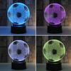 3D Illusion Soccer Control Lamp 7-Color Ball Touch USB Night Light Bedroom Decor