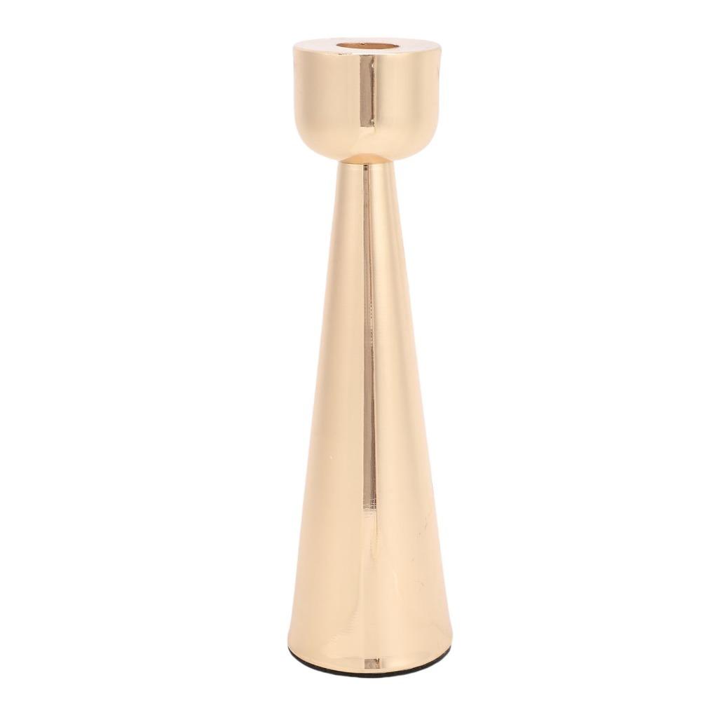 Iron Non Slip Base Candlestick Gold Sliver Dinner Party Decor Candlestick Living Room Arrangement
