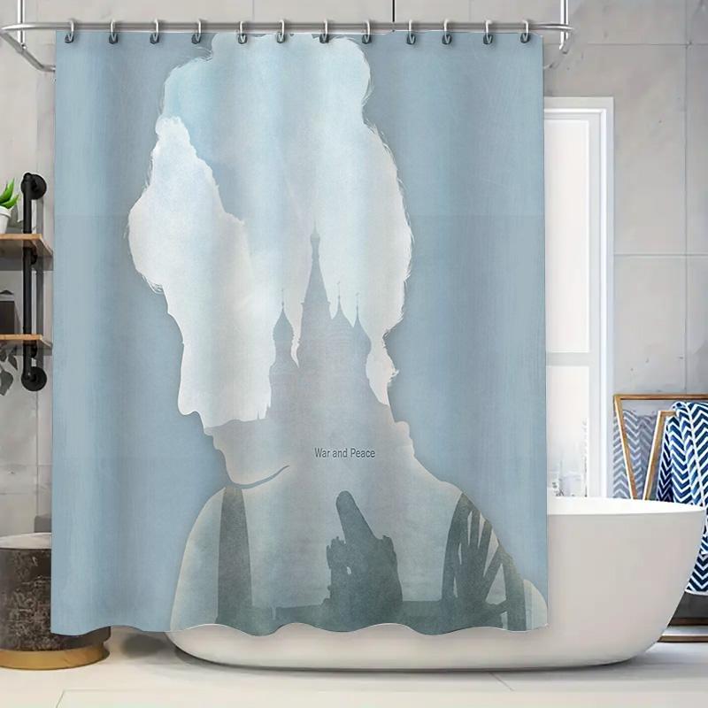

Floral Shower Curtain Waterproof Vintage Botanical Pattern Bathroom Decor Farmhouse Rustic Nature Wall Art Home Textile W60H190(CM)-1 Pcs