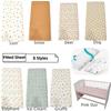 Multi-piece Baby Crib Bedding Set, Four-season Use, Pure Cotton Fabric, Available In Multiple Cute Designs