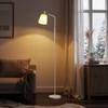 Modern Standing Lamp Floor Lamp With 350 degrees  Rotatable Head For Living Room White
