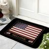 American Flag Welcome Doormat Patriotic USA Stars and Stripes Entrance Rug Classic Non-Slip Welcome Floor Mat for Home Decor