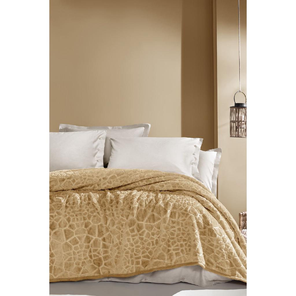 Meave Double Emboss Decke – Grau