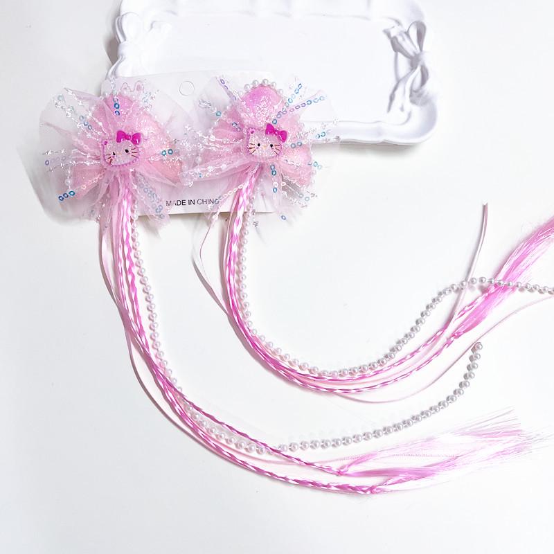 Frozen Elsa Hair Clips - No Damage Hair Bows for Girls