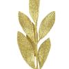 60Pcs Artificial Golden Leaves Fake Plants, Christmas Glitter Leaf Spray Picks