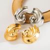 Spirals Ear Studs Irregular Shape Statement Earrings Eye Catching Ear Accessories