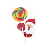 50pcs Santa Claus Lollipop Paper Cards Package Paper Kids Candy Gift Package  Decoration