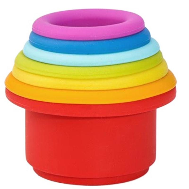 

Children Stacking Cup Learning Educational Sand Toy Fun and Interactive Toy Colorful Cups for Toddlers 1