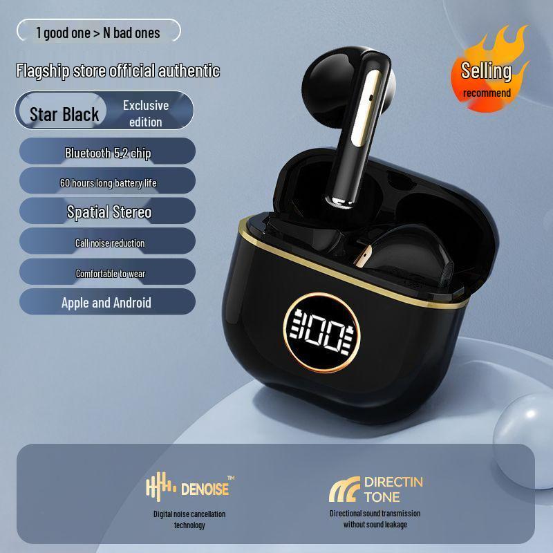 2025 Wireless Noise-Cancelling In-Ear Bluetooth Headphones for Sports, Compatible with Android, Huawei, and Apple