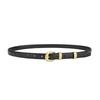 Women's Versatile Leather Belt with Pin Buckle for Jeans - Light Luxury Style