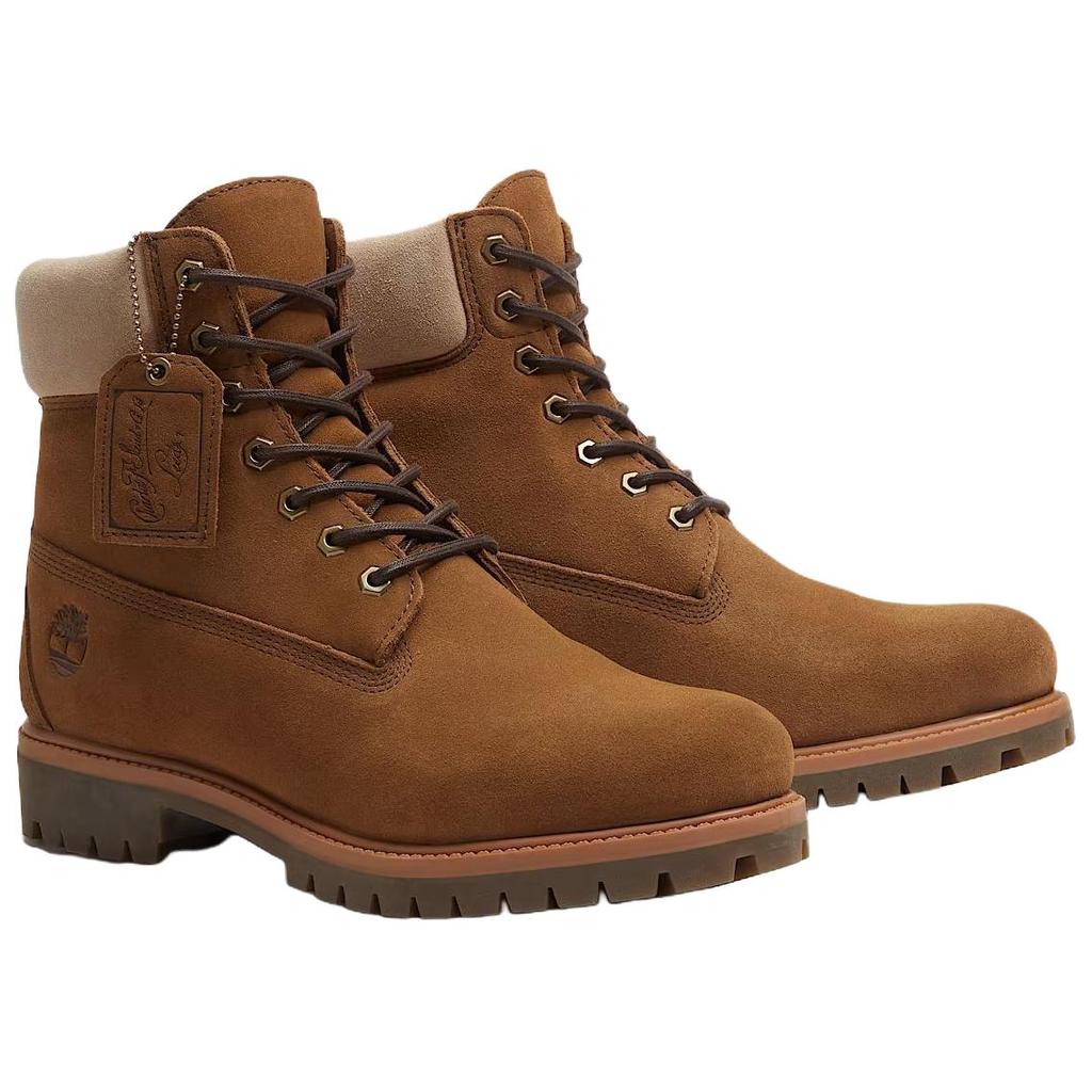 Timberland 6-Inch Premium Comfortable Fit Short Martin Boots Unisex Boots Brown TB0A6G1RES4