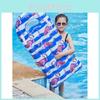 Pvc Material Thickened Child Inflatable Surfboard Floating Handle Float Board Water Slide Board Swimming Equipment Tropical Rainforest