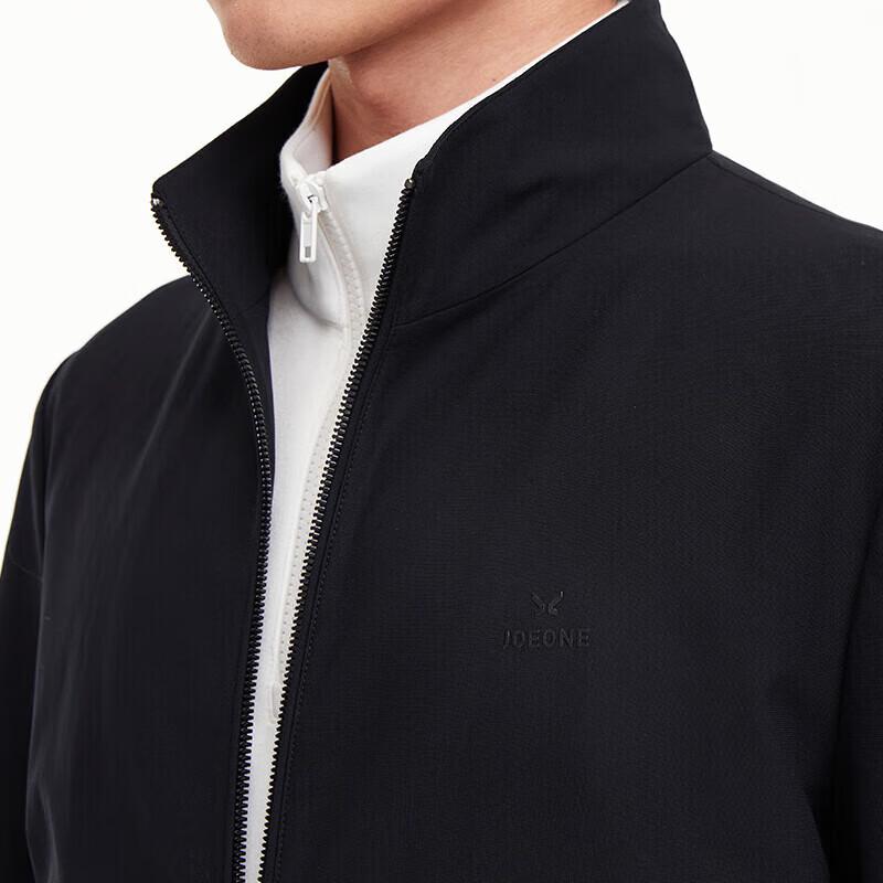 Jiumuwang Men's Classic Stand-Up Collar Business Jacket