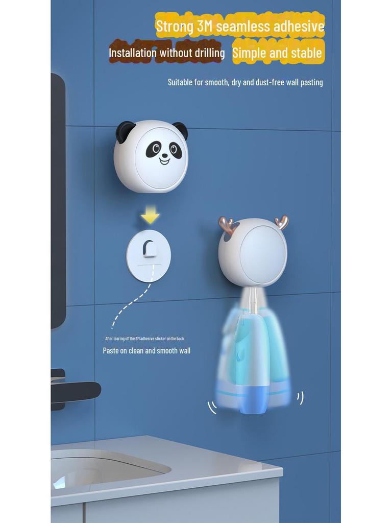 Wall-Mounted UV Smart Toothbrush Sterilizer & Holder